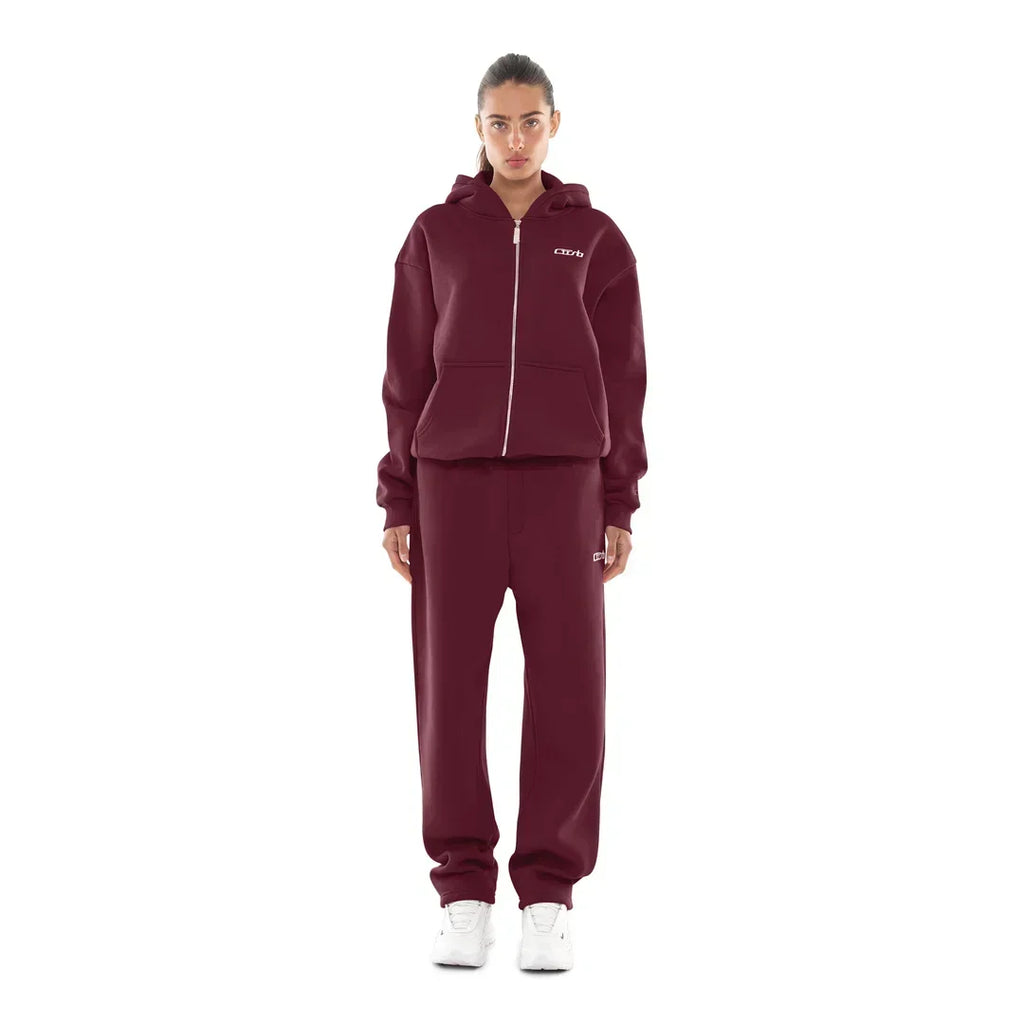 ZIP-UP BLACK CHERRY