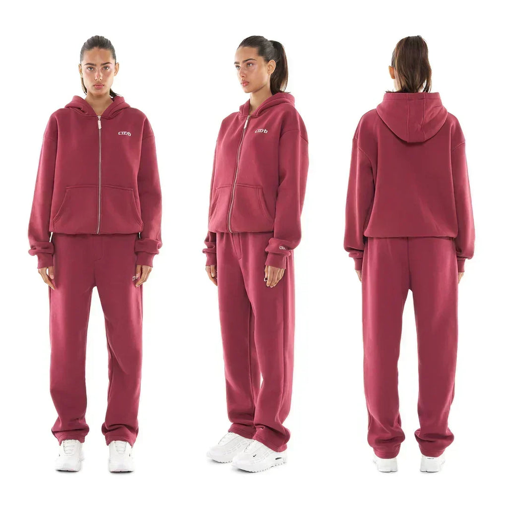 ZIP-UP RICH RED