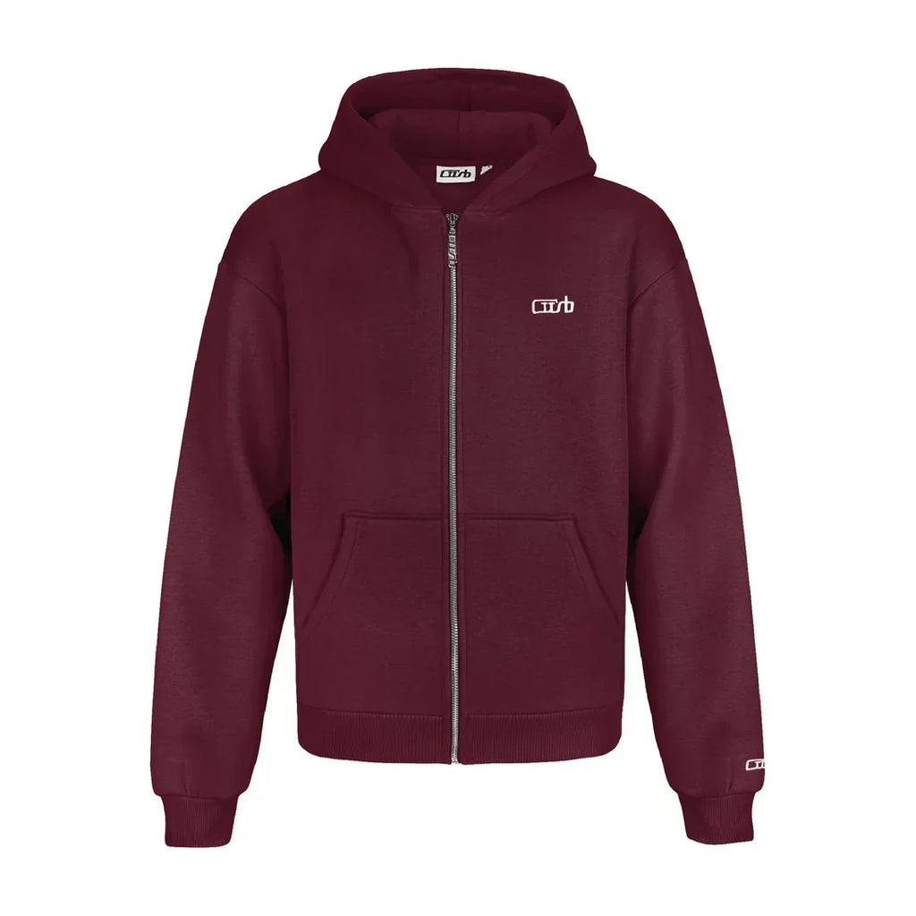 ZIP-UP BLACK CHERRY