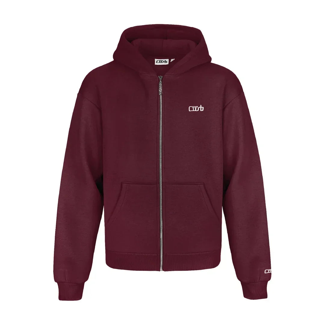 ZIP-UP BLACK CHERRY