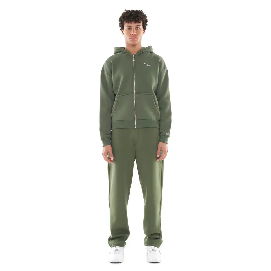 OPEN LEG JOGGER BRONZE GREEN