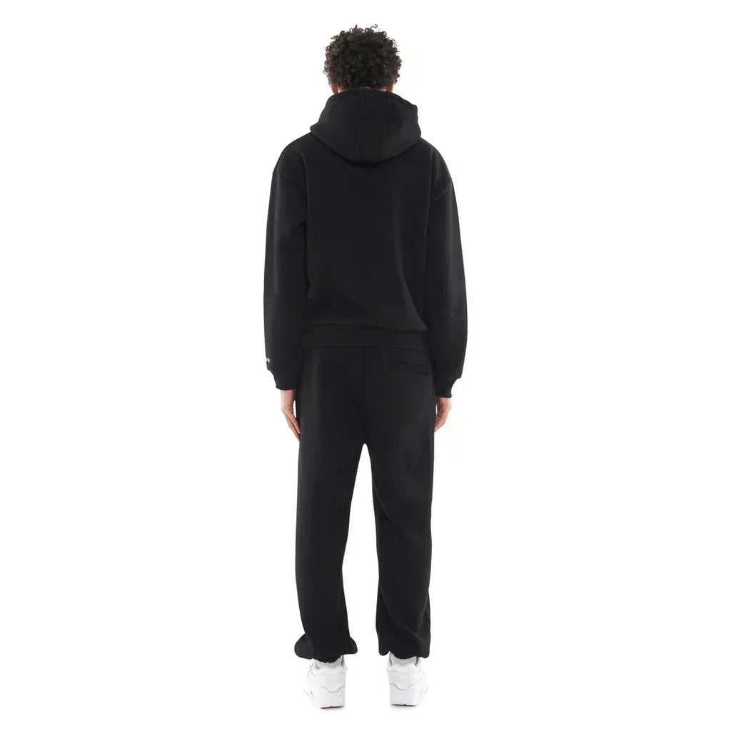 OPEN LEG JOGGER BLACK