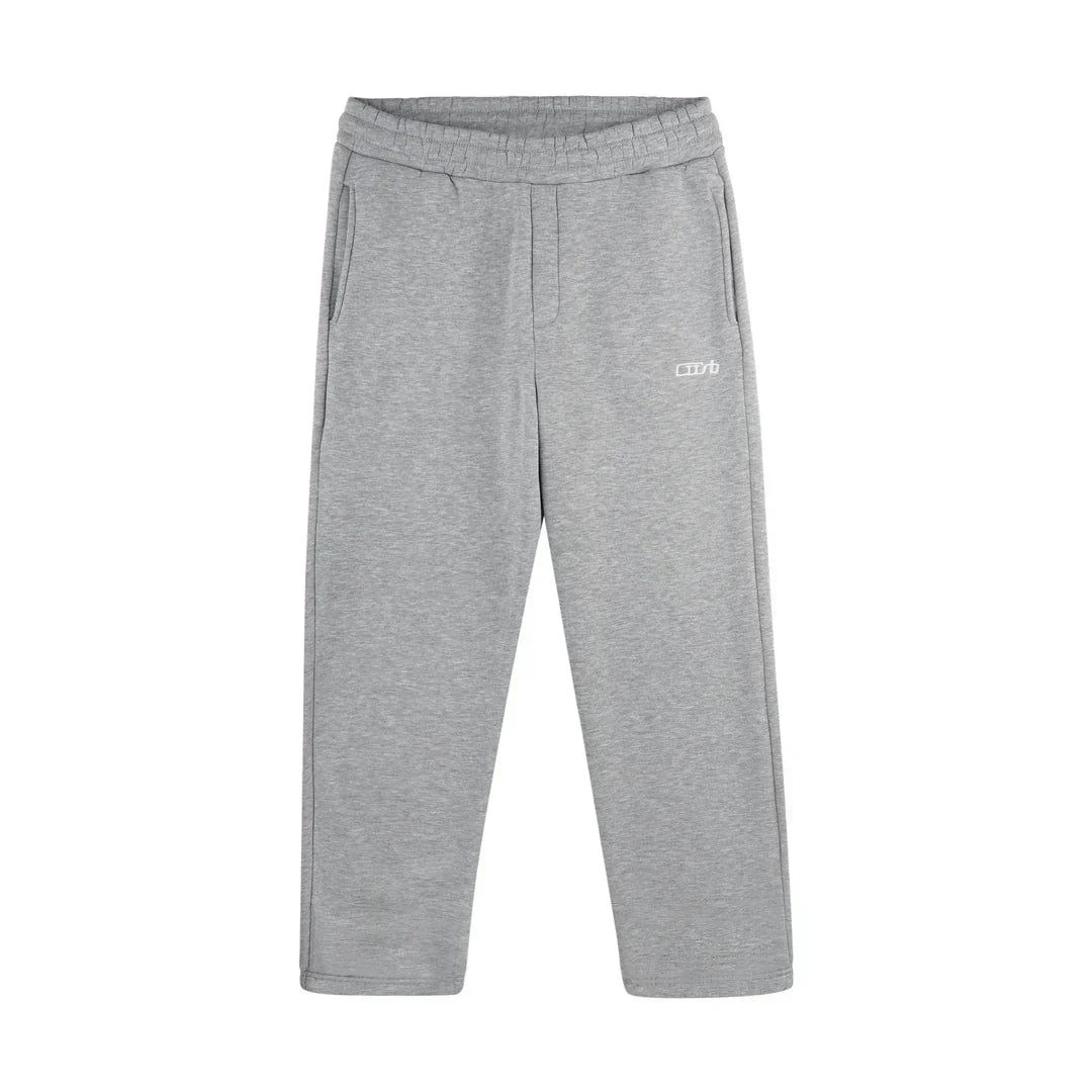 OPEN LEG JOGGER GREY MELANGE